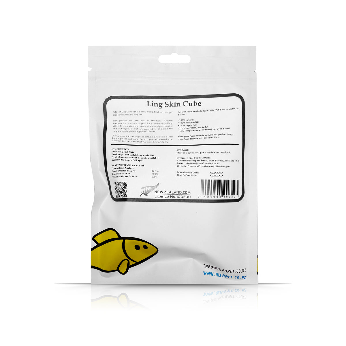 ALFAPET DOGS Ling Fish Skin Cube