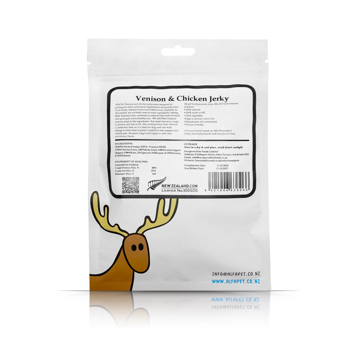 ALFAPET DOGS Venison & Chicken Jerky