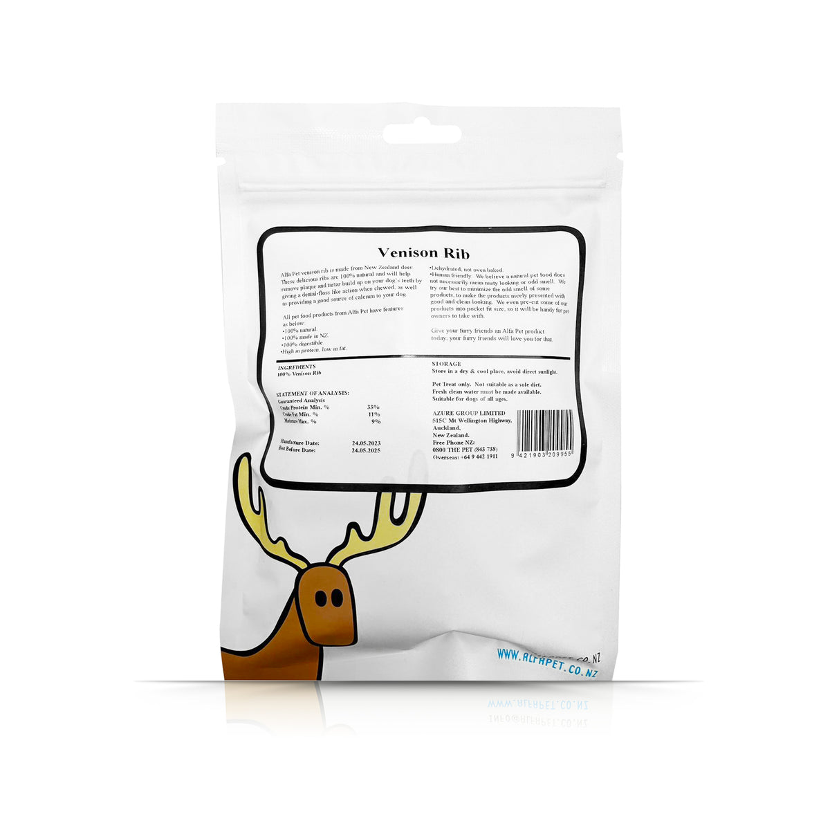 ALFAPET DOGS Venison Rib Short