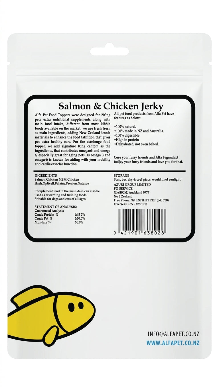 ALFAPET DOGS Salmon & Chicken Jerky